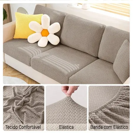 Capa para Almofada Elástica - Jacquard