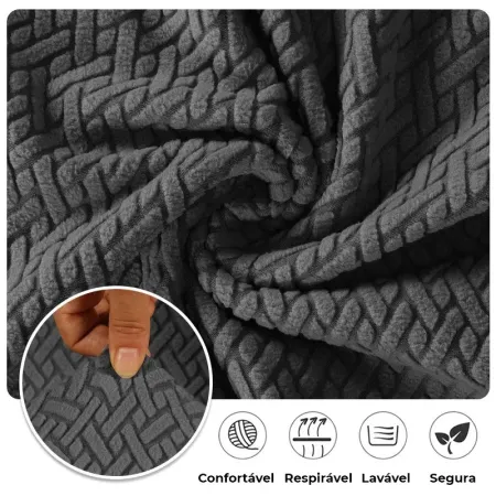 Capa para Almofada Elástica - Jacquard